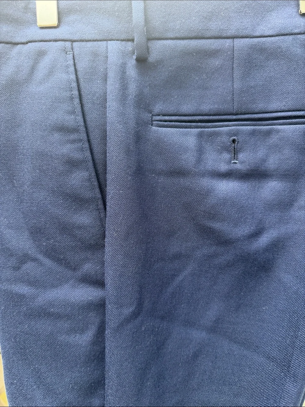 J. Crew Men's Navy Dress Trousers - Bowery Slim 31x30